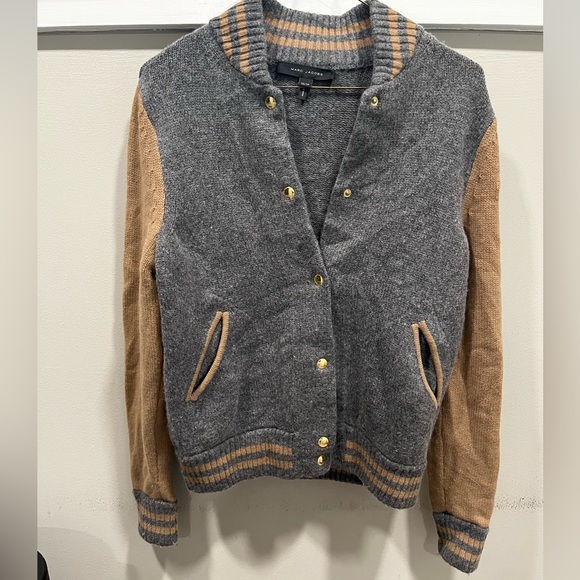 MARC JACOBS | Wool & Cashmere Varsity Jacket | size xs - Picture 3 of 11